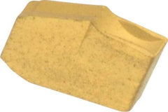 Hertel - MGTN2 HC335 Grade, 0.087" Cutting Width, Carbide Cutoff Insert - 0° Neutral Lead Angle, TiC/TiCN/TiN Coated - Apex Tool & Supply
