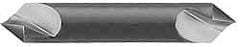 Hertel - 5/8" Head Diam, 5/8" Shank Diam, 4 Flute 82° Solid Carbide Countersink - 3-1/4" OAL, Straight Shank - Apex Tool & Supply
