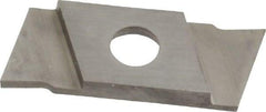 NIKCOLE MINI-SYSTEMS - GIE1 0.0394" Cutting Width, Carbide Cutoff Insert - 7° Right Hand Lead Angle, TiN Coated - Apex Tool & Supply