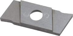 NIKCOLE MINI-SYSTEMS - GIE1.5 0.0591" Cutting Width, Carbide Cutoff Insert - 7° Right Hand Lead Angle, TiN Coated - Apex Tool & Supply