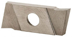 NIKCOLE MINI-SYSTEMS - GIE2 0.0787" Cutting Width, Carbide Cutoff Insert - 7° Left Hand Lead Angle, TiN Coated - Apex Tool & Supply