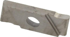 NIKCOLE MINI-SYSTEMS - GIE 1.5mm Cutting Width Carbide Grooving Insert - 6mm Max Depth of Cut, Right Hand, 0.75mm Corner Radius - Apex Tool & Supply