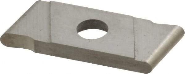 NIKCOLE MINI-SYSTEMS - GIE 2mm Cutting Width Carbide Grooving Insert - 6mm Max Depth of Cut, Right Hand, 1mm Corner Radius - Apex Tool & Supply