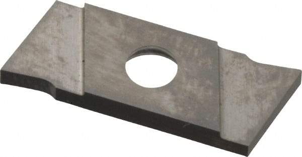 NIKCOLE MINI-SYSTEMS - GIE 1.6mm Cutting Width Carbide Grooving Insert - 6mm Max Depth of Cut, Right Hand - Apex Tool & Supply