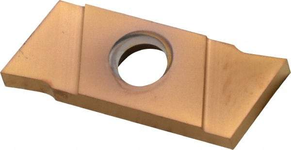 NIKCOLE MINI-SYSTEMS - GIE 1.85mm Cutting Width Carbide Grooving Insert - 6mm Max Depth of Cut, Right Hand, TiN Finish - Apex Tool & Supply