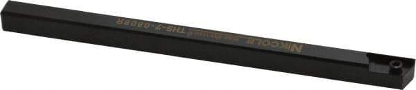 NIKCOLE MINI-SYSTEMS - External Thread, 140mm OAL, Right Hand Indexable Grooving Cutoff Toolholder - 8mm Shank Height x 8mm Shank Width, GIE Insert Style, THS Toolholder Style, Series Mini-Systems - Apex Tool & Supply