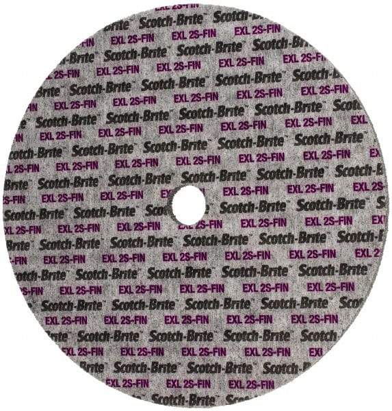 3M - 12" Diam, 1/2" Face Width, 1-1/4" Center Hole, Fine Grade, Silicon Carbide Deburring Wheel - Unitized, Soft Density 2 Grade, 2,600 RPM - Apex Tool & Supply