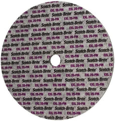 3M - 12" Diam, 1/2" Face Width, 1-1/4" Center Hole, Fine Grade, Silicon Carbide Deburring Wheel - Unitized, Soft Density 2 Grade, 2,600 RPM - Apex Tool & Supply