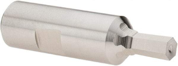 Hassay-Savage - 1/8" Hexagon Rotary Broach - 3/16" Depth of Cut, 0.315" Shank - Apex Tool & Supply