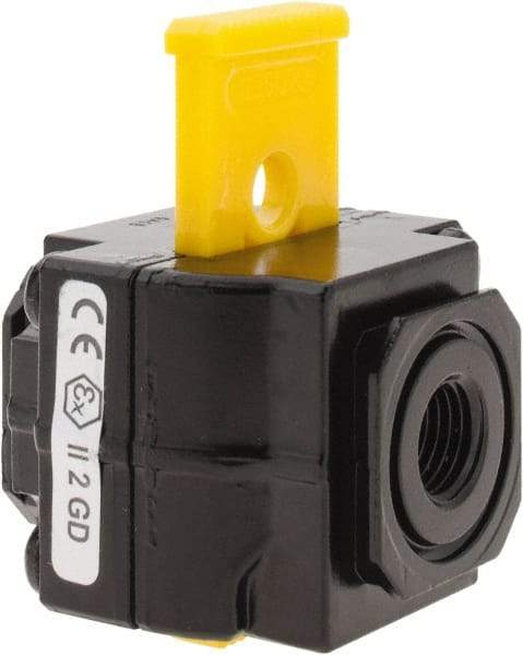 Norgren - 1/4" NPT Lockout Valve - 4 CV Rate, 120 CFM, 250 Max psi, Slide Actuator - Apex Tool & Supply