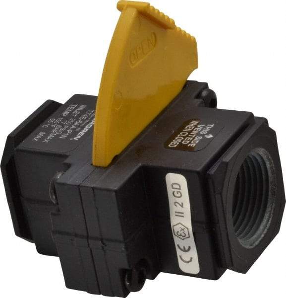 Norgren - 3/4" NPT Lockout Valve - 7.7 CV Rate, 231 CFM, 250 Max psi, Slide Actuator - Apex Tool & Supply