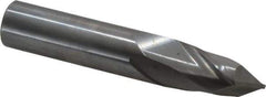 Melin Tool - 16mm Diam, 32mm LOC, 2 Flute, 90° Point Angle, Solid Carbide Drill Mill - Uncoated, 3-1/2" OAL, 16mm Shank Diam - Apex Tool & Supply