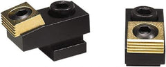 Mitee-Bite 1.94" OAL, 14mm T slot, 17,800 N Holding Force, Steel, T Slot Toe Clamp 0.62" Body Height, 0.38" Jaw Height, 1" Overall Height, 1.12" Wide - Apex Tool & Supply