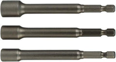 Wiha - 1/4" Drive, Nut Setter Screwdriver Bit - 6" OAL - Apex Tool & Supply