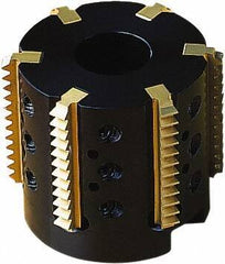 Seco - 58mm Cut Diam, 40mm Max Hole Depth, 1.063" Arbor Hole Diam, Indexable Thread Mill - 40mm Insert Size, 6 Inserts, Toolholder Style R396.19, 50mm OAL - Apex Tool & Supply