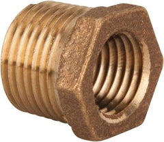 Legend Valve - Class 125, 1" Internal Pipe, Bronze Hex Bushing - MNPT x FNPT - Apex Tool & Supply