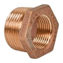 Legend Valve - Class 125, 1" Internal Pipe, Bronze Hex Bushing - MNPT x FNPT - Apex Tool & Supply