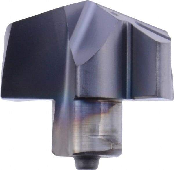 Iscar - Series ICP, 19.2mm Diam Grade IC908 140° Replaceable Drill Tip - Carbide, TiAlN Finish, 19 Seat Size - Apex Tool & Supply