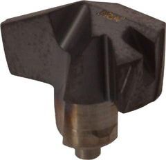 Iscar - Series ICP-2M, 12.29mm Diam Grade IC908 140° Replaceable Drill Tip - Carbide, TiAlN Finish, 12 Seat Size - Apex Tool & Supply