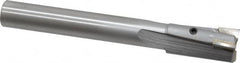 Made in USA - 13/16" Diam, 5/8" Shank, Diam, 3 Flutes, Straight Shank, Interchangeable Pilot Counterbore - Apex Tool & Supply