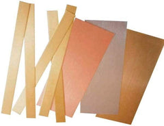 Made in USA - 0.016 Inch Thick x 2 Inch Wide x 12 Inch Long, Brass Strip - Alloy 260 - Apex Tool & Supply
