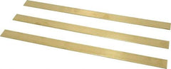 Made in USA - 0.064 Inch Thick x 3/4 Inch Wide x 12 Inch Long, Brass Strip - Alloy 260 - Apex Tool & Supply