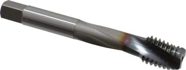 OSG - 1/2-13 UNC 3 Flute 2B Modified Bottoming Spiral Flute Tap - Powdered Metal, TiCN Finish, 3-3/8" OAL, Right Hand Flute, Right Hand Thread, H5, Series EXOTAP - Apex Tool & Supply