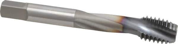 OSG - 1/2-13 UNC 3 Flute 3B Modified Bottoming Spiral Flute Tap - Powdered Metal, TiCN Finish, 3-3/8" OAL, Right Hand Flute, Right Hand Thread, H3, Series EXOTAP - Apex Tool & Supply