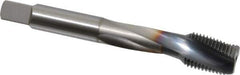 OSG - 1/2-20 UNF 3 Flute 3B Modified Bottoming Spiral Flute Tap - Powdered Metal, TiCN Finish, 3-3/8" OAL, Right Hand Flute, Right Hand Thread, H3, Series EXOTAP - Apex Tool & Supply