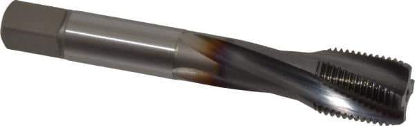 OSG - 5/8-18 UNF 4 Flute 3B Modified Bottoming Spiral Flute Tap - Powdered Metal, TiCN Finish, 3-13/16" OAL, Right Hand Flute, Right Hand Thread, H3, Series EXOTAP - Apex Tool & Supply