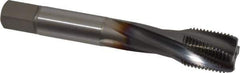 OSG - 5/8-18 UNF 4 Flute 3B Modified Bottoming Spiral Flute Tap - Powdered Metal, TiCN Finish, 3-13/16" OAL, Right Hand Flute, Right Hand Thread, H3, Series EXOTAP - Apex Tool & Supply