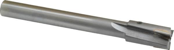 Made in USA - 11/16" Diam, 1/2" Shank, Diam, 3 Flutes, Straight Shank, Interchangeable Pilot Counterbore - Apex Tool & Supply
