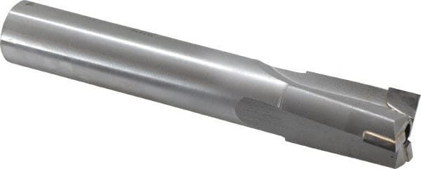 Made in USA - 1-3/16" Diam, 1" Shank, Diam, 3 Flutes, Straight Shank, Interchangeable Pilot Counterbore - Apex Tool & Supply