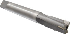 Made in USA - 1-1/16" Diam, 3 Flutes, Morse Taper Shank, Interchangeable Pilot Counterbore - Apex Tool & Supply
