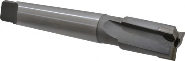 Made in USA - 1-1/8" Diam, 3 Flutes, Morse Taper Shank, Interchangeable Pilot Counterbore - Apex Tool & Supply