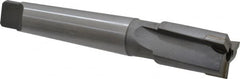 Made in USA - 1-1/8" Diam, 3 Flutes, Morse Taper Shank, Interchangeable Pilot Counterbore - Apex Tool & Supply