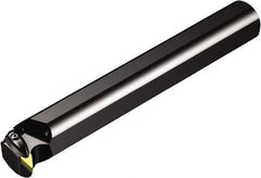 Sandvik Coromant - 2" Min Bore Diam, 12" OAL, 1-1/2" Shank Diam, A..DVUNR/L Indexable Boring Bar - Wedge Holding Method - Apex Tool & Supply