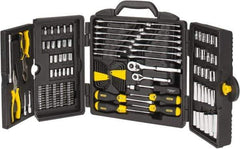 Stanley - 150 Piece 1/4 & 3/8" Drive Standard Deep Socket Set - Inch Measurement Standard - Apex Tool & Supply