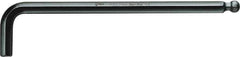Wera - 1/2" Hex, Long Arm, Hex Key - 224mm OAL, Inch System of Measurement - Apex Tool & Supply
