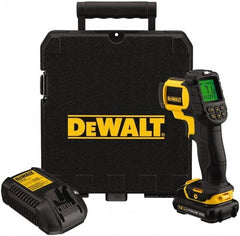 DeWALT - -29 to 500°C (-20 to 932°F) Infrared Thermometer - 12:1 Distance to Spot Ratio - Apex Tool & Supply