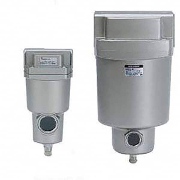 SMC PNEUMATICS - Oil & Water Filters & Separators Pipe Size: 1/2 (Inch) End Connections: FNPT - Apex Tool & Supply
