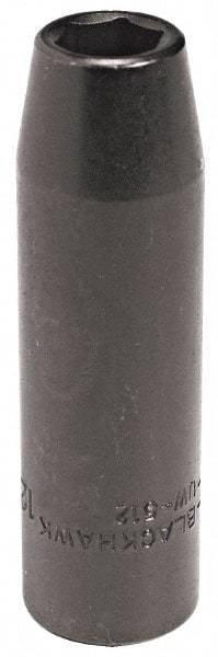 Blackhawk by Proto - 1/2" Drive 10mm Deep Impact Socket - 6 Points, 3-7/32" OAL - Apex Tool & Supply