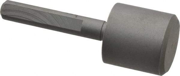 Made in USA - 3/4" Head Diam, 1/4" Shank Diam, Counterbore Pilot - Bright Finish, Carbon Steel - Apex Tool & Supply