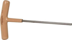Paramount - 4mm Hex, T-Handle Cushion Grip, Hex Key - 6" OAL, Steel, Metric System of Measurement - Apex Tool & Supply