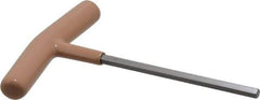 Paramount - 6mm Hex, T-Handle Cushion Grip, Hex Key - 6" OAL, Steel, Metric System of Measurement - Apex Tool & Supply