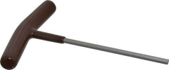 Paramount - 3/16" Hex, T-Handle Cushion Grip, Hex Key - 6" OAL, Steel, Inch System of Measurement - Apex Tool & Supply