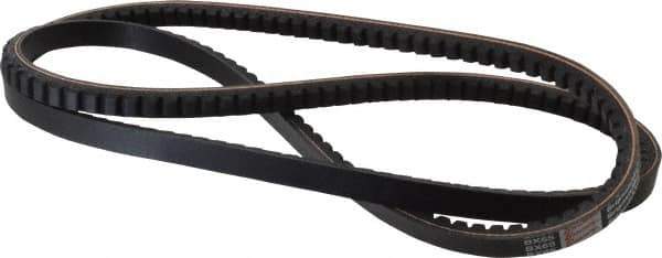 Browning - Section BX, 21/32" Wide, 68" Outside Length, Gripnotch V-Belt - Rubber Compound, Gripnotch, No. BX65 - Apex Tool & Supply