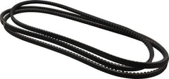 Browning - Section BX, 21/32" Wide, 161" Outside Length, Gripnotch V-Belt - Rubber Compound, Gripnotch, No. BX158 - Apex Tool & Supply