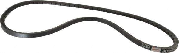 Browning - Section 5VX, 5/8" Wide, 60" Outside Length, Gripnotch V-Belt - Rubber Compound, 358 Gripnotch, No. 5VX600 - Apex Tool & Supply