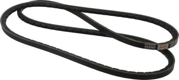 Browning - Section 5VX, 5/8" Wide, 86" Outside Length, Gripnotch V-Belt - Rubber Compound, 358 Gripnotch, No. 5VX860 - Apex Tool & Supply